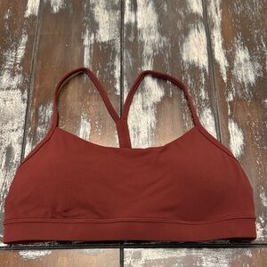 CRZ YOGA Butterluxe Y-Back Sports Bra - Red Merlot - Size - M